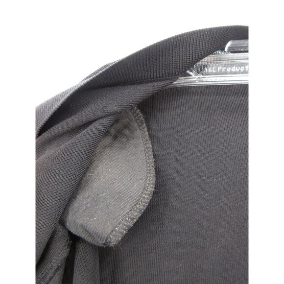 VINTAGE Misook Sweater Large Open Cardigan Pockets Shoulder Pads - Picture 10 of 11